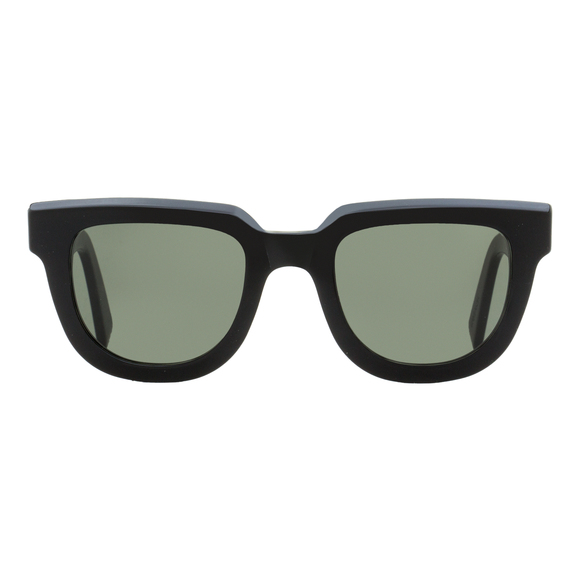 Retrosuperfuture Rounded Rectangular Sunglasses Serio GP0 Black 49mm - Picture 2 of 2